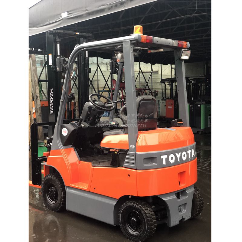 精品豐田平衡重電動(dòng)叉車1噸3.5米門架帶中缸原裝進(jìn)口
