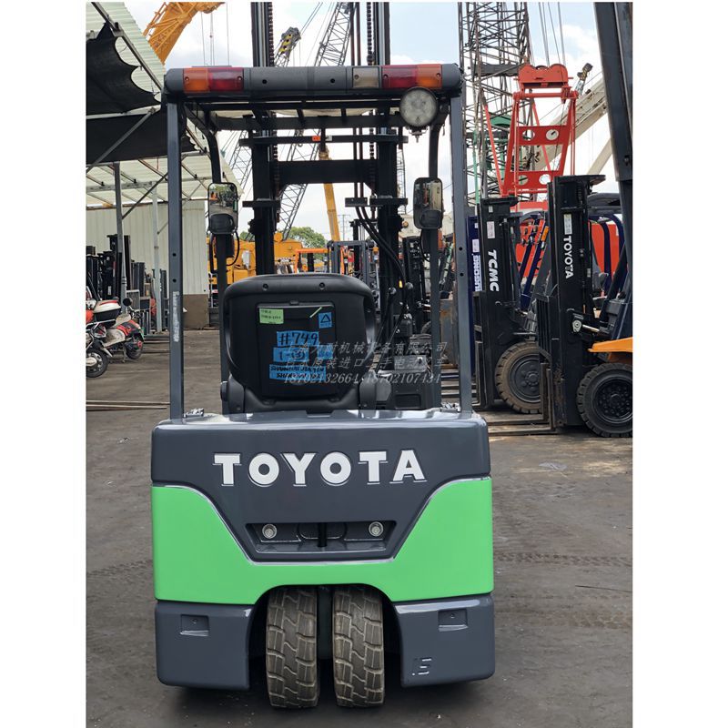 二手豐田電動(dòng)叉車(chē)1.5噸前移式帶側(cè)移